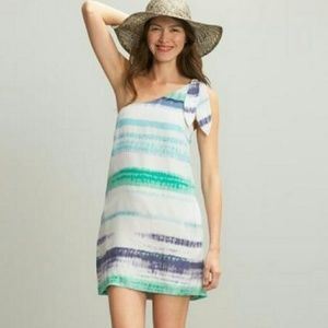 Silk Watercolor Dress